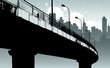 Vector: modern city modern city