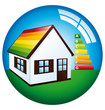 House energy certification icon House energy certification icon
