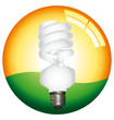 Eco lightbulb icon