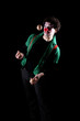 clown in green