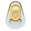 Unopened can. Vector.