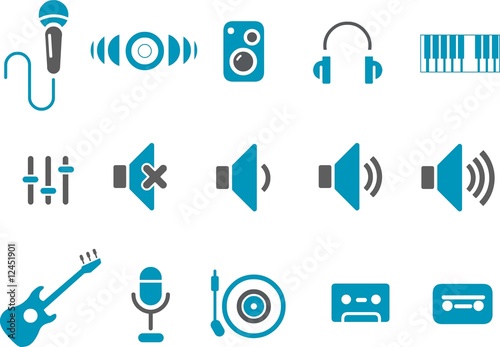 Illustration: Music Icon Set Music Icon Set