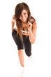 Photo: Beautiful young brunette working out Beautiful young brunette working out
