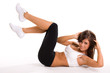 Photo: Beautiful young brunette working out Beautiful young brunette working out