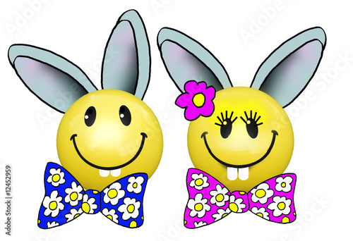 Illustration: Bunny and Bonny the Easter Twins Bunny and Bonny the Easter Twins