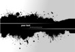 Grunge blot banner. Vector illustration Grunge blot banner. Vector illustration