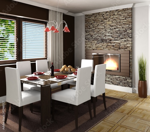 Illustration: modern interior modern interior