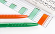 statistics, graph and charts