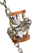 hourglass with chain hourglass with chain