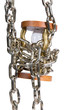 hourglass with chain hourglass with chain