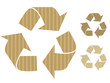 Cardboard recycling symbols Cardboard recycling symbols