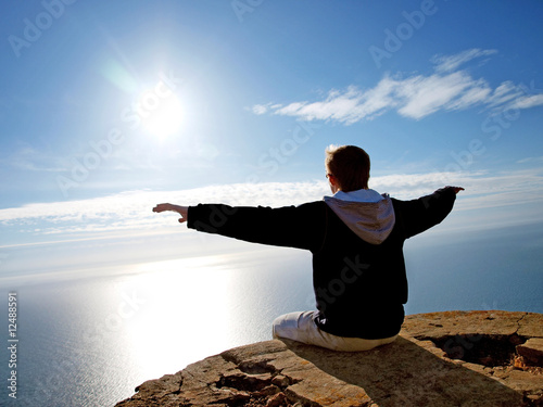 Photo: Sitting on breakaway Sitting on breakaway