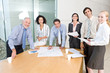 business team in board room business team in board room