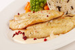 Foto: Rotbarschfilet gebraten mit Reis Rotbarschfilet gebraten mit Reis