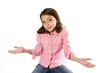 Young Girl Shrugging Shoulders
