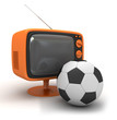 tv and ball