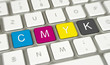 Tastatur mit CMYK