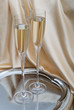 Photo: glasses of wine on a tray glasses of wine on a tray