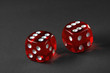 rote spielwürfel