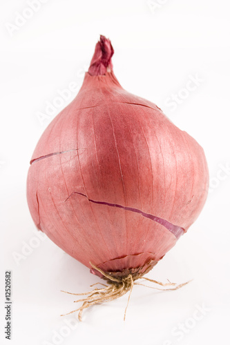 Photo: Red onion isolated on white Red onion isolated on white
