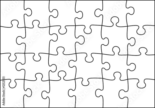 Vektor: transparent puzzle transparent puzzle