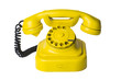 Yellow phone (path included)