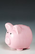 Pink piggy bank