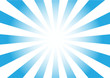 Rays blue  background