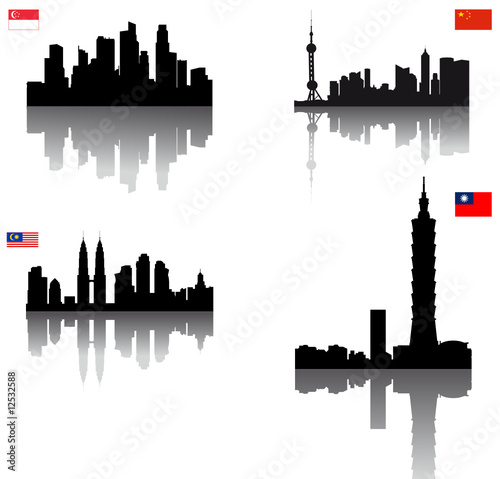 Beijing+skyline+silhouette