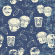 aztec in grunge