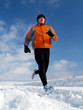 Runner in Snow