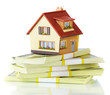 house on packs of banknotes house on packs of banknotes
