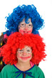 Two funny little clowns