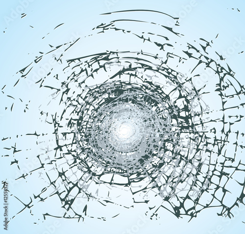 broken glass background. Broken glass