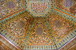 Painted wooden ceiling