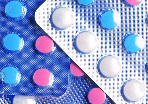 Photo: close-up medical pills close-up medical pills