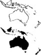 Map of Australia vector illustration Map of Australia vector illustration