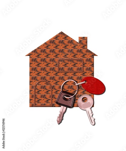 Illustration: Construire une maison. Construire une maison.