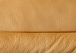 cuir beige cousu