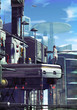 futuristic city