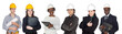 Team of construction workers
