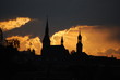 Stadt am Abend