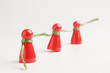 network in a row