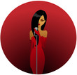 Diva in red
