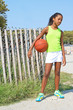 Photo: Girl basketball player Girl basketball player