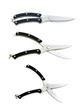 kitchen scissors group isolated