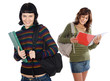 Two attractive students