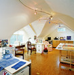 Sewing and Craft Workroom in Attic Space
