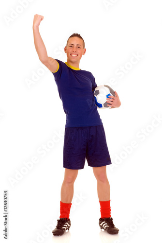 Play soccer, football