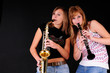 Mädels in der Musikschule